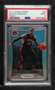 2012-13 Panini Prizm Silver Prizm DeMar DeRozan #60 PSA 9 MINT