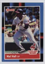 1988 Donruss Mel Hall (Solid Blue Upper Right Corner) #342 1s9v