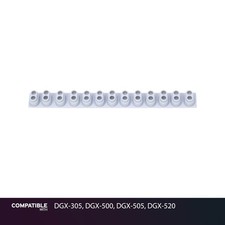 Yamaha 13-Key Rubber Contact Strip for DGX-305, DGX-500, DGX-505, DGX-520
