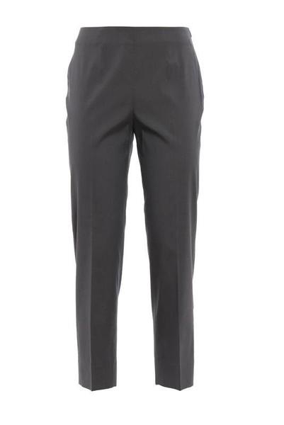 Women Piazza Sempione Trousers Grey Cotton M