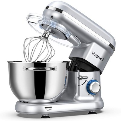 Standmixer, Küchenmaschine Teigmixer, 6,2L Elektrischer Kuchenmixer mit