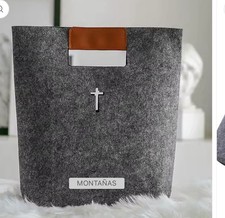 Gray Women s Tote Bag Brown Top Handle Cross ...