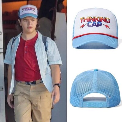 Stranger Things Dustin Baseballkappe Freizeitmütze Cosplay Requisite GescheneNEU