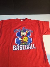 Vintage 90s Charlie Brown Baseball Toddler Tee Sz 4T USA Made Peanuts Red Ringer