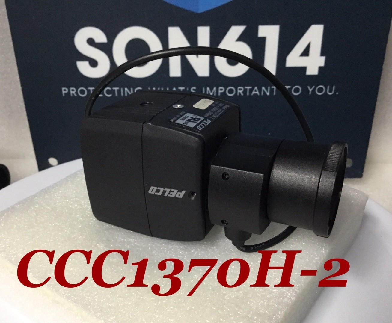 PELCO CCC1370H-2 CCTV Compact Color Camera W/ 3-8mm Lens 480