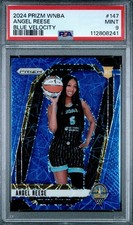2024 Panini Prizm WNBA Blue Velocity Angel Reese #147 PSA 9 MINT Rookie RC
