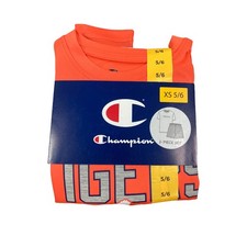 Champion Youth Short Sleeve Clemson Tigers 2 Piece Pajama Sleep Set Orange,