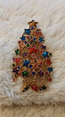 CHRISTOPHER RADKO. Wunderschöne Vintage WEIHNACHTSBROSCHE. 