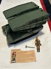 Vintage GI JOE Toss N Cross BRIDGE LAYER & Tollbooth Figure Hasbro ARAH 1982