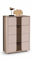 Schubladenkommode Beige Modern Luxus Kommode Schrank