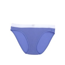 GapBody Women's Logo Comfort Ribbed Cotton Bikini Underwear Blue Small