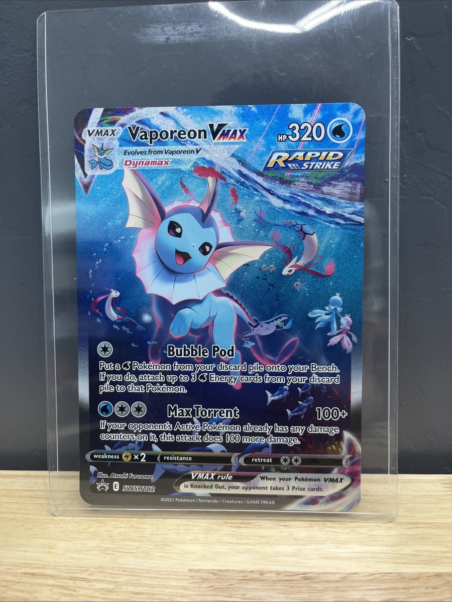 2021 Pokémon - Vaporeon Vmax - Jumbo Card | eBay