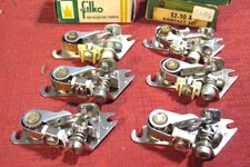 New 1958-1970 GM car ignition point lot, 6 Boxes, Filko, 1931988, USA!