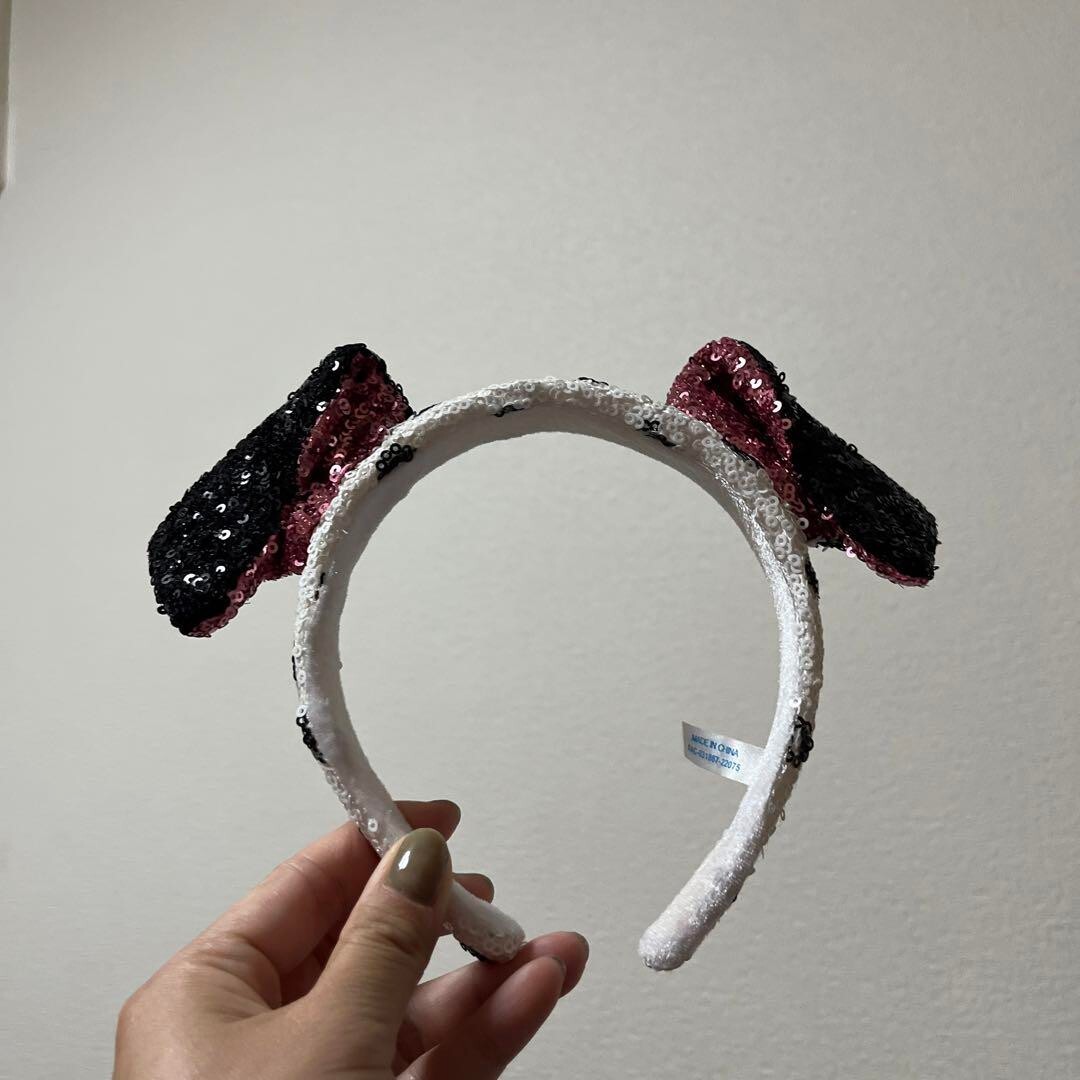 101 Sequin Dalmatians sequin Ears HeadBand Tokyo Disney  display picture 2
