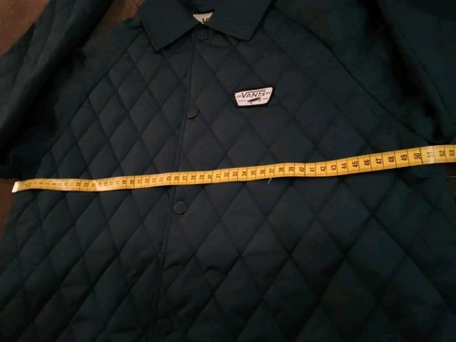 VANS OFF THE WALL QUILTED JACKET ALL WEATHER MENS X SMALL BLUE NEW WITH TAGS - Picture 5 of 7