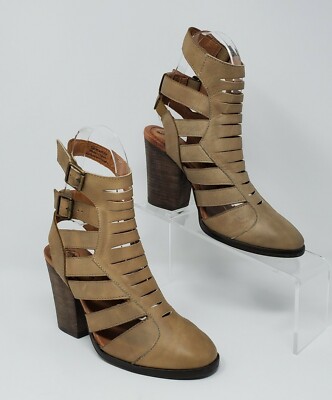 Free People Women's Hayes Heel Boots Usa Sz 6 Sz EU 36 Faded Khaki New