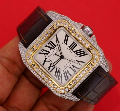 Cartier Santos 100xl Two Tone Watch 