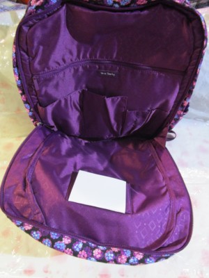 VERA BRADLEY Lighten Up Grand Backpack Laptop BERRY BURST  display picture 1
