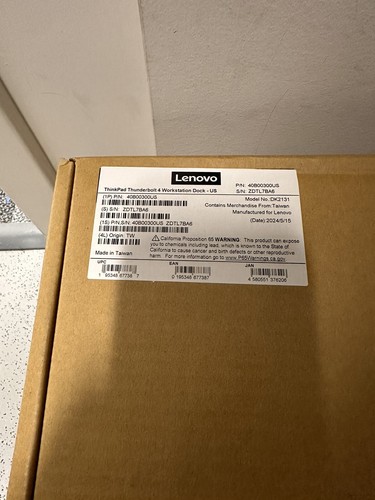 Station d'accueil pour station de travail Lenovo ThinkPad Thunderbolt 4 DK2131 40B00300US - NEUF scellé - Photo 2/3