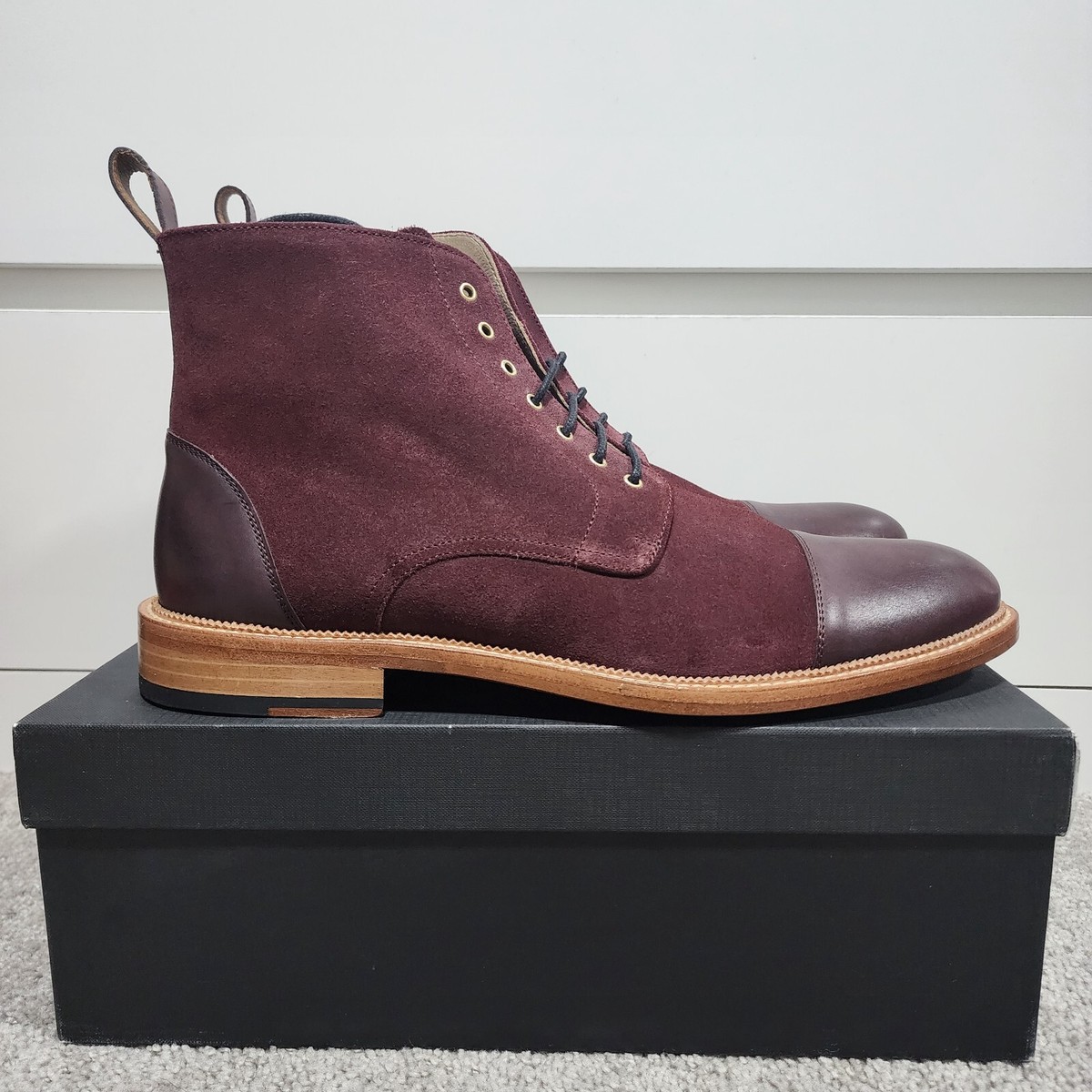 Suede and leather Taft Troy Mens Boots The Troy Boot - Suede Leather Boots | TAFT main image 3