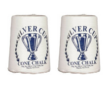 2 Hand Chalk Cone Powder White Talc Chalker for Pool Table Playing Billiards