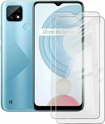 [2 PCS] TEMPERED GLASS FILM SCREEN PROTECTORS FOR REALME C20 LCD C 20