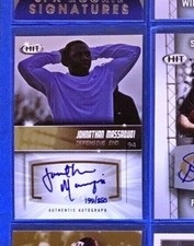 JONATHAN MASSAQUOI, Troy, NFL, AAF, XFL, CFL -  2012 Sage #'d x/250 AUTOGRAPH RC