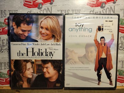 2 dvd lot - the Holiday & say anything,,John cusack,Kate winslet,Winslet, Sealed