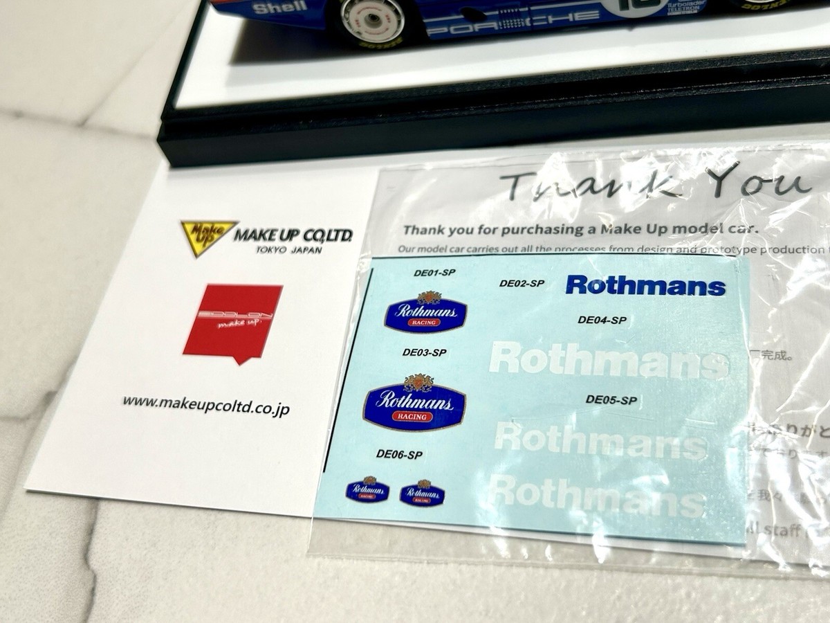 Porsche 962C RLR Rothmans 1/43 限定版 SPARK-MODEL S0923 Scale 1/43 | PORSCHE 962C 2.6L TURBO TEAM
