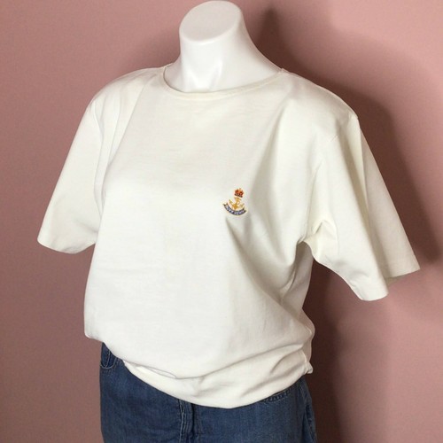 Vintage Ruff Hewn Cream T-Shirt with 
