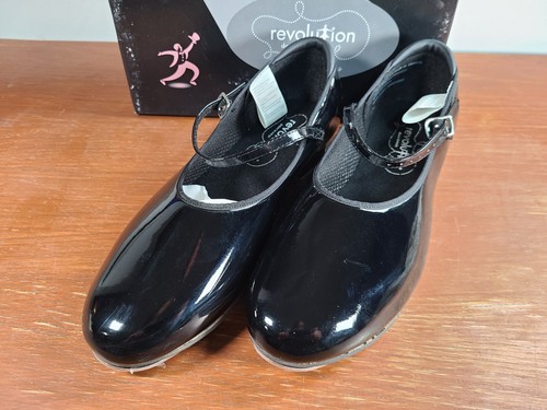 Revolution Easy On Study Stepptanzschuh Damengröße 12,5 AD schwarz Lackleder - Bild 2 von 12