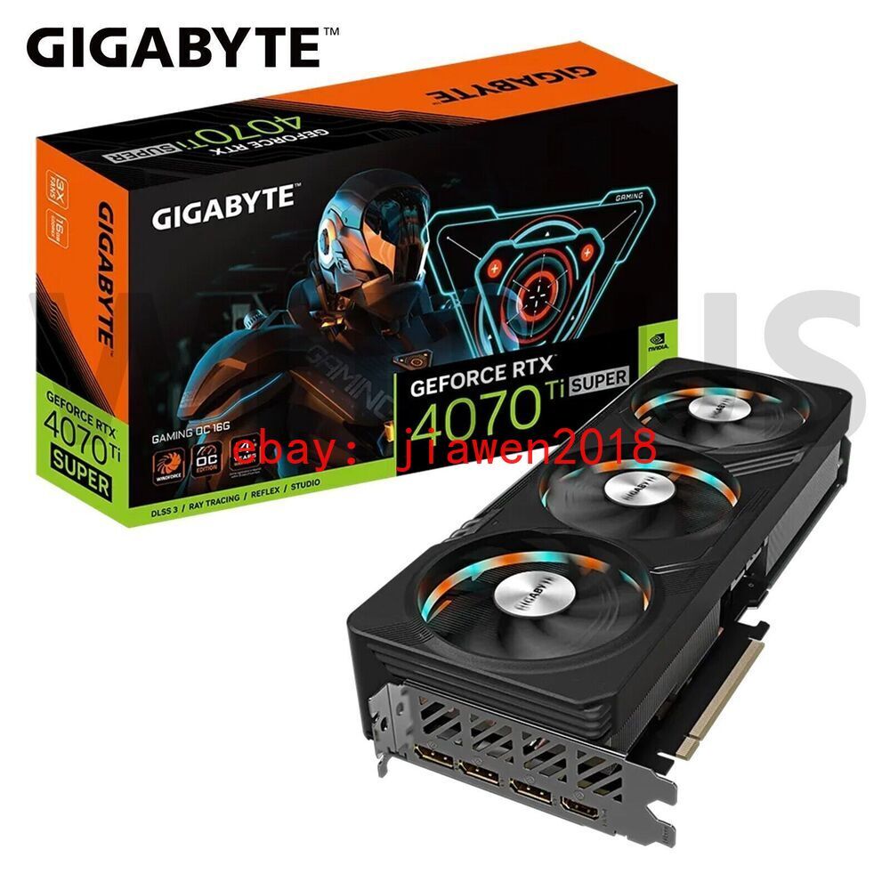 【中古】GIGABYTE GeForce RTX 4070 Ti GIGABYTE NVIDIA GeForce RTX 4070 Ti SUPER Gaming D6X 16GB Graphics