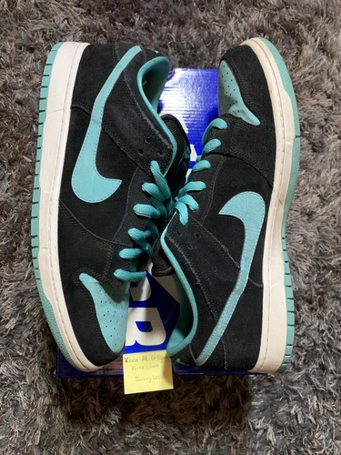 Nike SB Dunk Low Clear Jade Diamond Tiffany Size 11.5 Skateboarding  UsedPreowned | eBay
