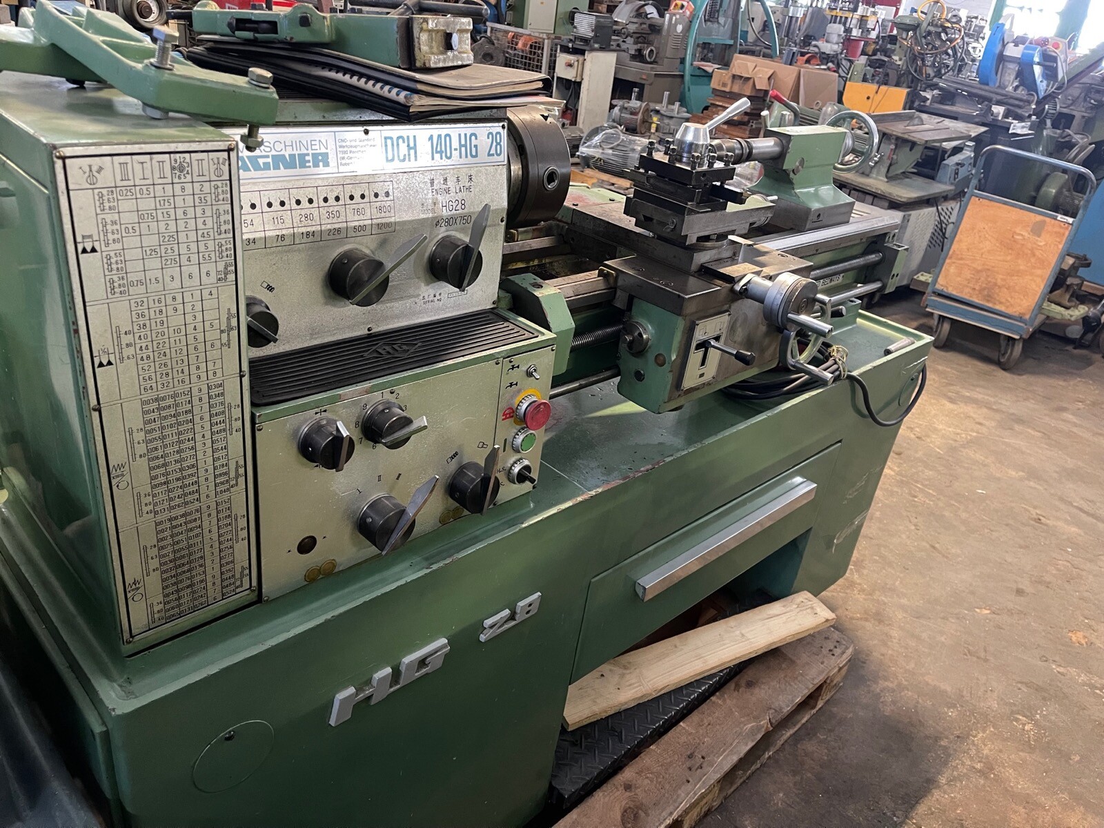 Wagner BSH 140-HG28 L+Z-Drehmaschine