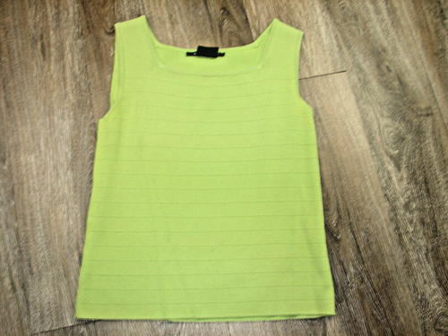 Pierre Cardin Women Green Sweater Vest Small