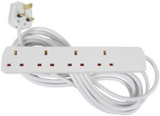 Image of Mercury UK 4-Gang Extension Lead 5.0m
