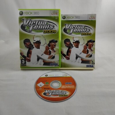 Virtua Tennis 2009 Xbox 360 Spiel mit Anleitung