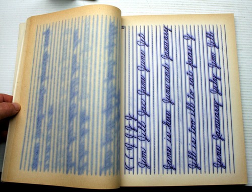 vntg 1968 HAYES GIANT SIZE LET'S WRITE CURSIVE Practice Writing Series Book 2 - Picture 6 of 6