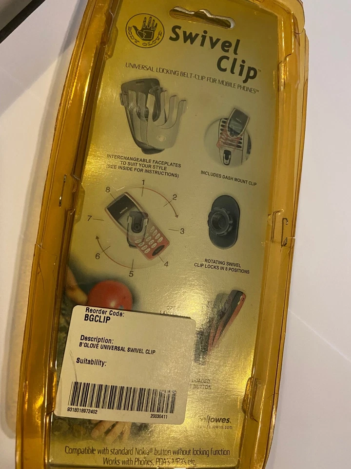 Swivel Clip Universal Locking Belt Clip for Mobile Phones BGCLIP by Body Glove. - Image 2 of 2