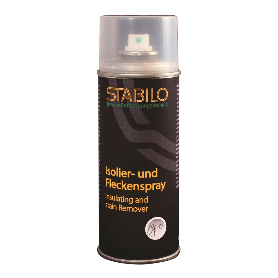 STABILO BEFESTIGUNGSTECHNIK Isolierspray Fleckenspray Abdeckspray Fleckenisolierer weiß 400 ml