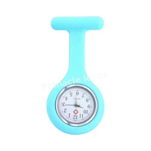 Battery Silicone Nurse Watch Brooch Medical Pendant Nursing Tunic Pocket Clip - Picture 12 of 19