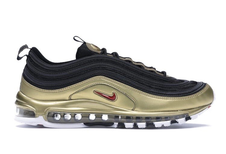 Nike Air Max 97 QS B-Sides Metallic Gold in Size 12