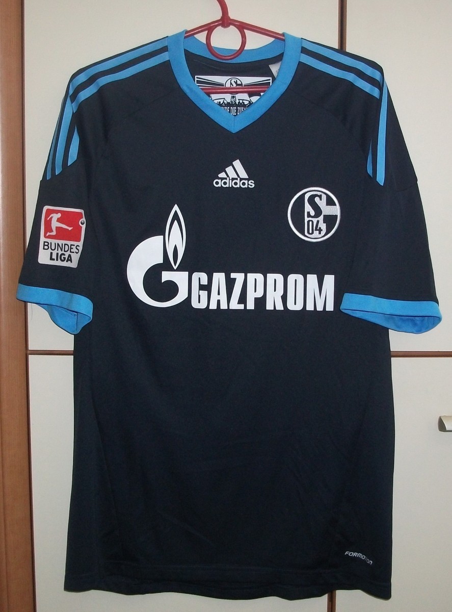 【サイン入り】シャルケ FC Schalke 04 Kirchhoff 3 FC Schalke 04 Third 2010-2011 Match Issued sign football
