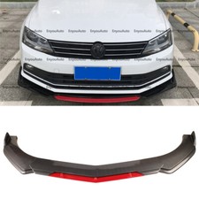 For Volkswagen Passat Universal Front Bumper Lip Spoiler Splitter Carbon Fiber For Volkswagen Passat Universal Front Bumper Lip Spoiler Splitter Carbon Fiber