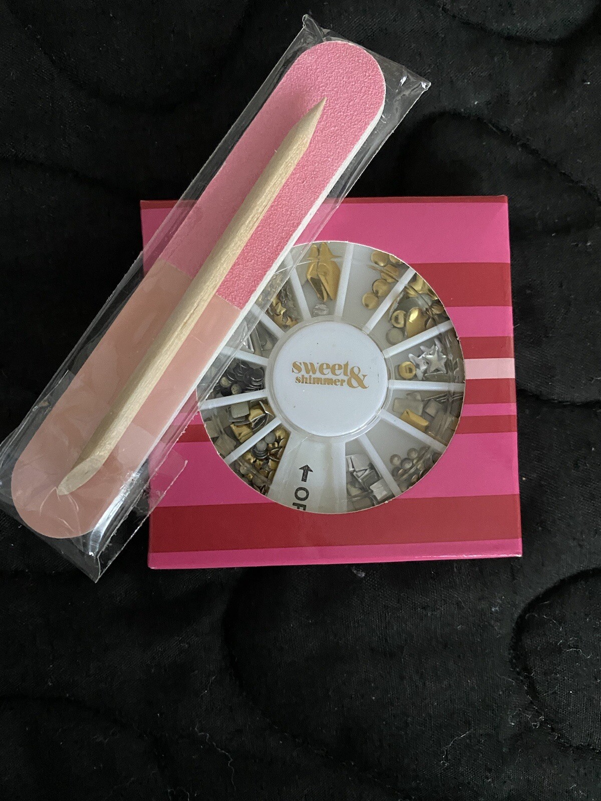 新品 本物 当店在庫だから安心 Sweet Shimmer Nail Decoration Kit With File Emery Board 新品 本物 当店在庫だから安心 Sweet Shimmer Nail Decoration Kit With File Emery Board