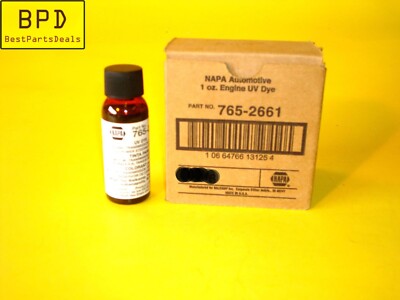 1x Automotive 1 Oz Engine Transmission PS Fuel System UV Dye NAPA