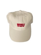 NEW Levi  s Strap Back Hat White New With Tags White With Logo YOUTH Size NWT