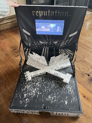 Taylor Swift VIP reputation box, book, patch ,cd, rechargeable! | eBay