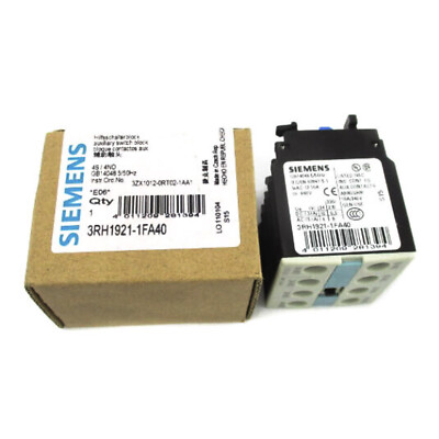 SIEMENS 3RH1921-1FA40 Contactor New One Free Shipping 3RH1 921-1FA40