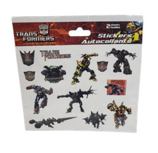 TRANSFORMERS 2010 HASBRO STICKERS 2 SHEETS NEW SEALED STICKER XPRESS